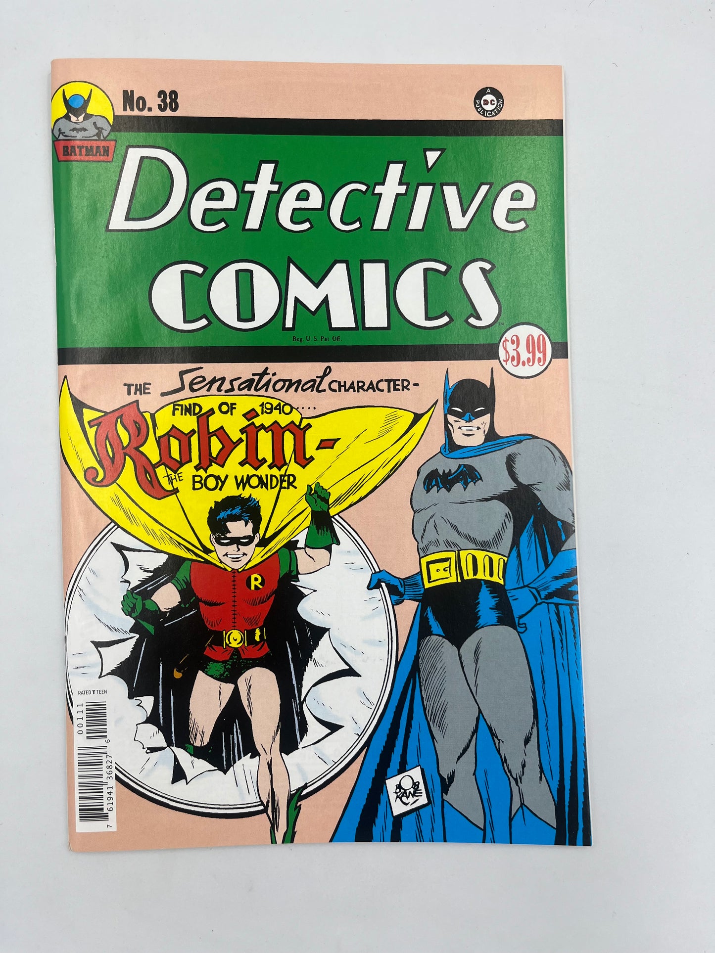 Detective comics #38 Facismile