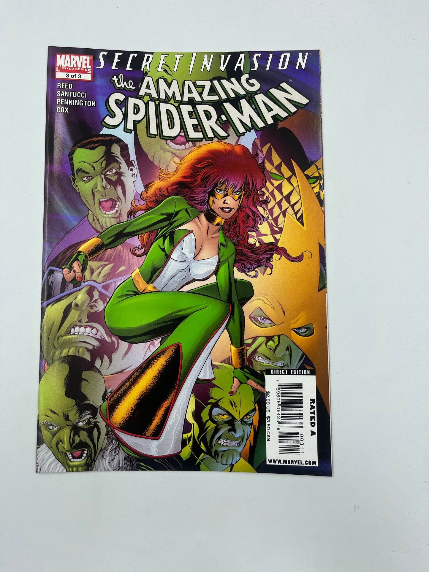 Secret Invasion Amazing Spider-man set #1-3