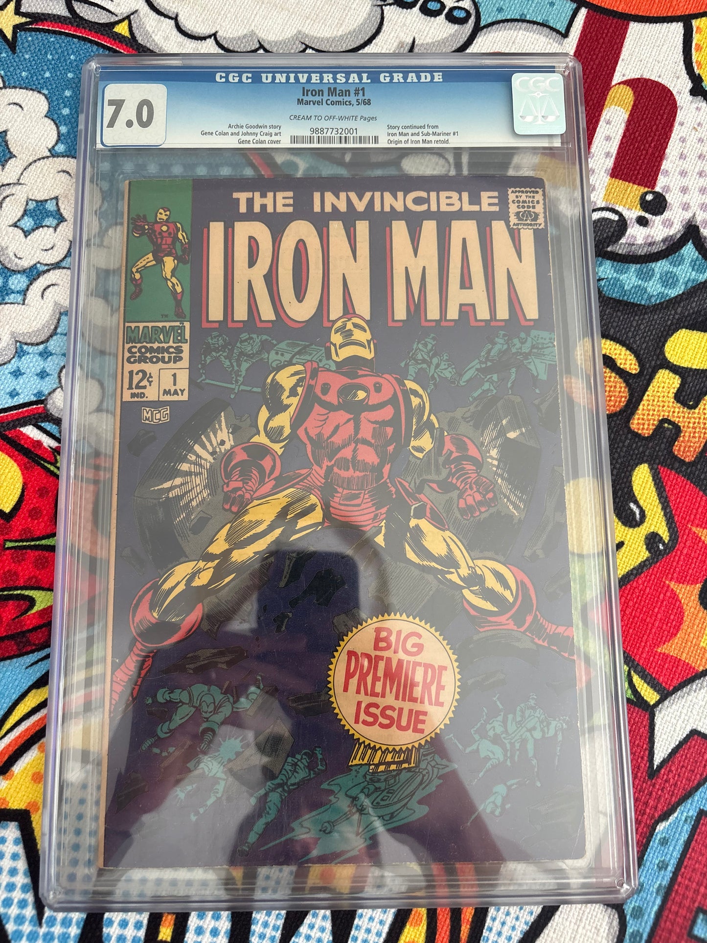 Iron man #1 CGC 7.0