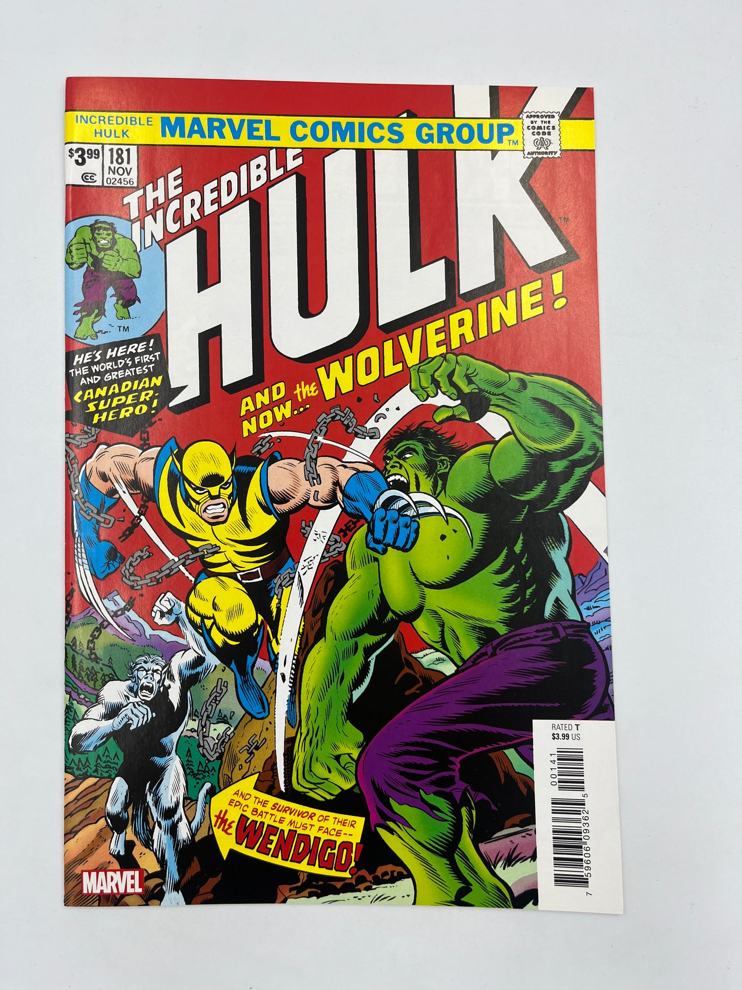 Hulk #181 facsimile