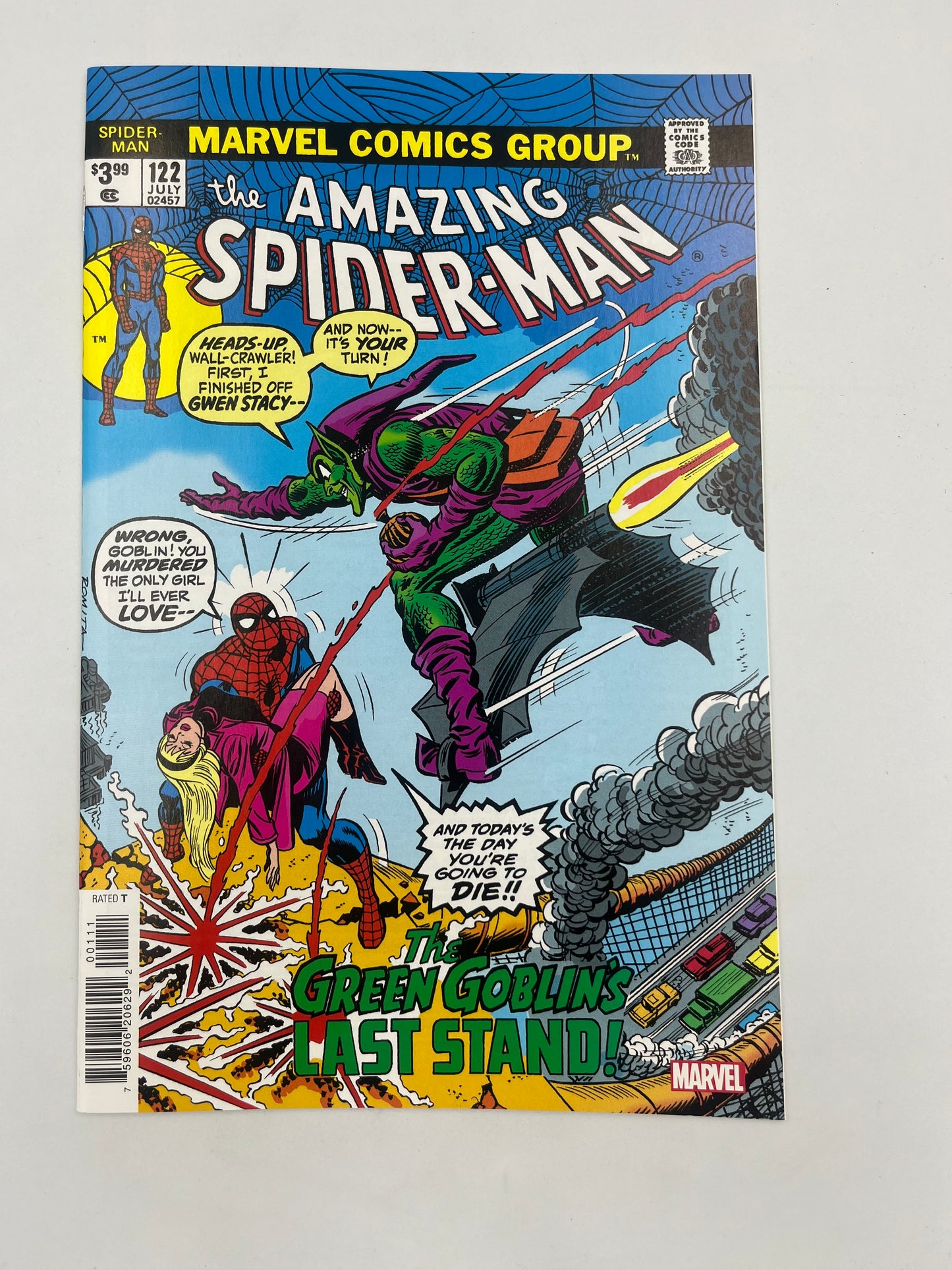 Amazing Spider-man #122 Facsimile