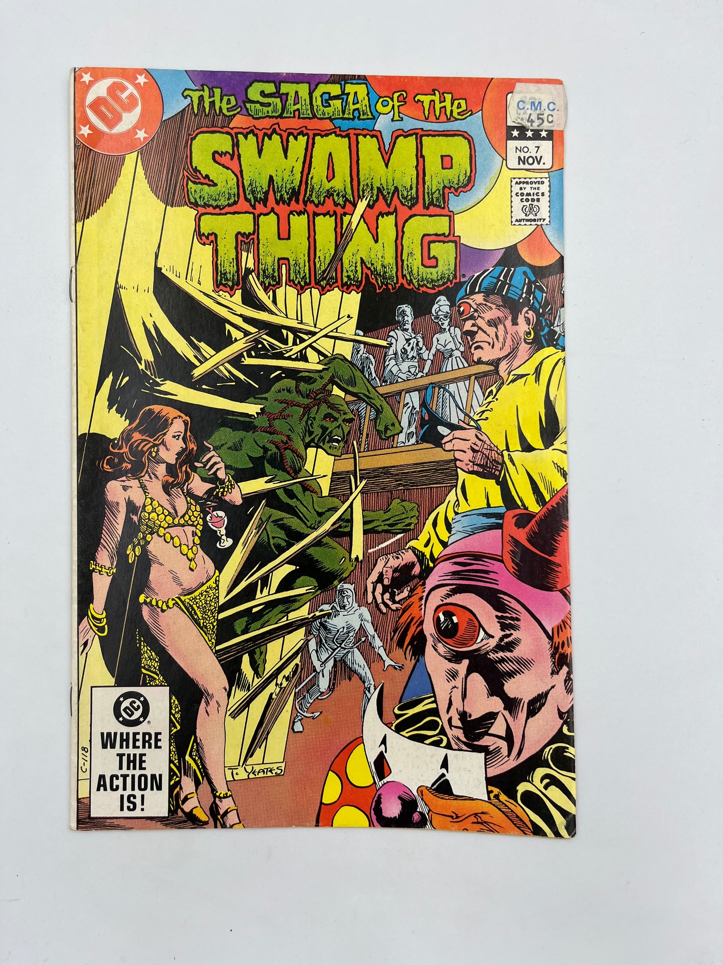 The saga of swamp thing #7