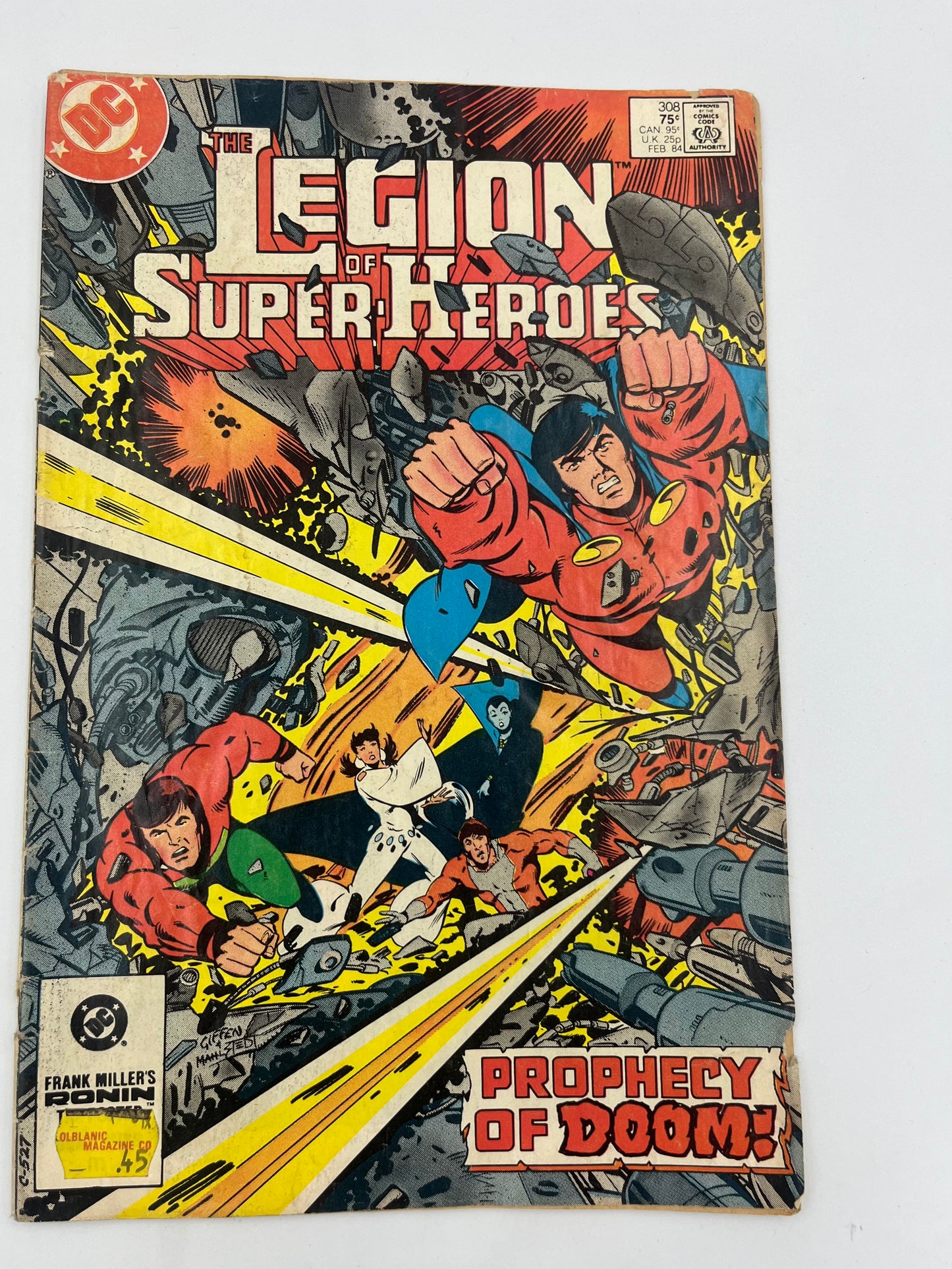 Legion of super heroes #308