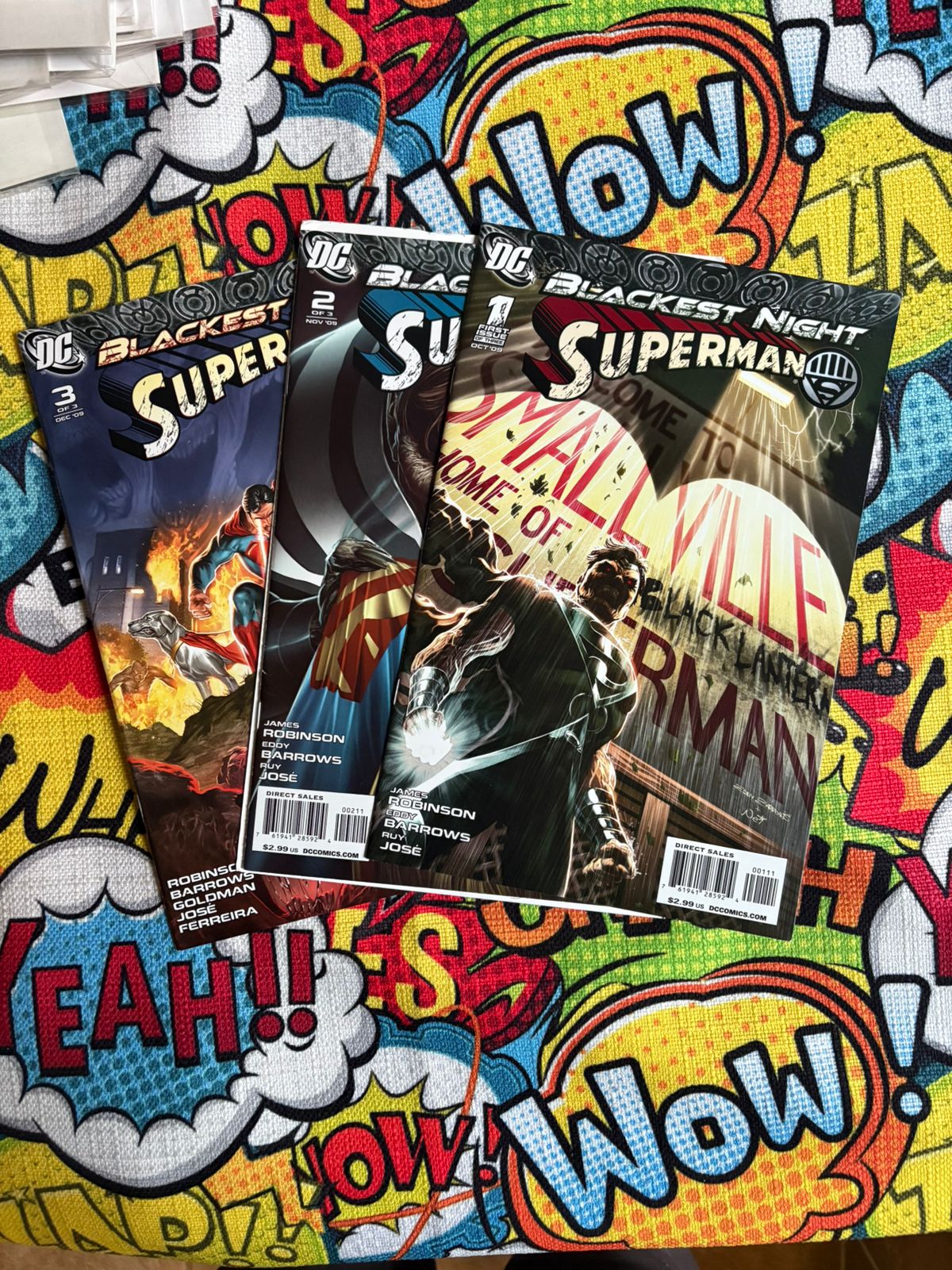 Blackest night superman #1-3