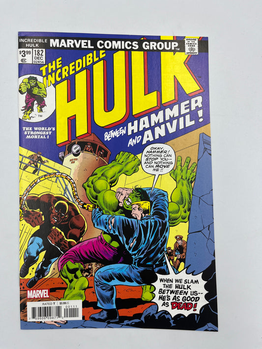 Hulk #182 facsimile