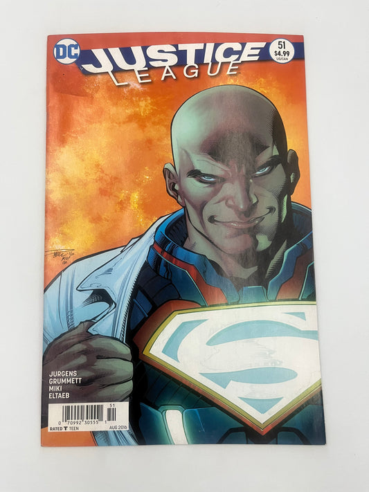 Justice League #51 Error Cover
