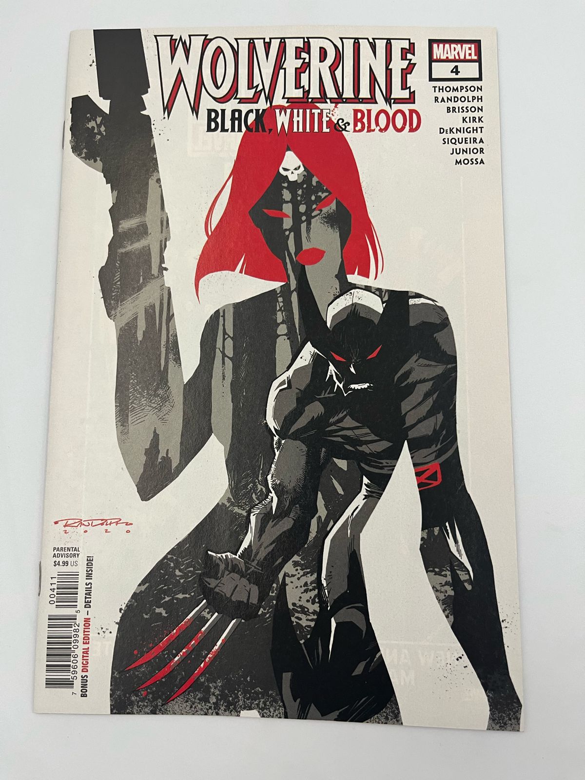 Wolverine Black white and Blood #4