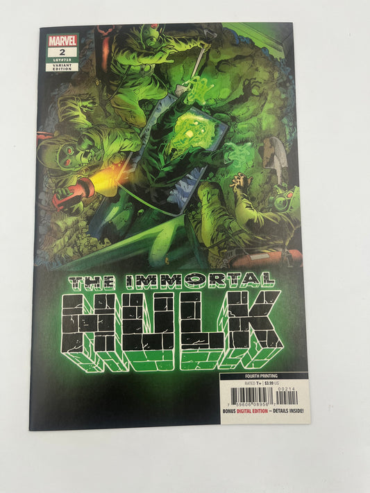 Immortal Hulk #2 4th print
