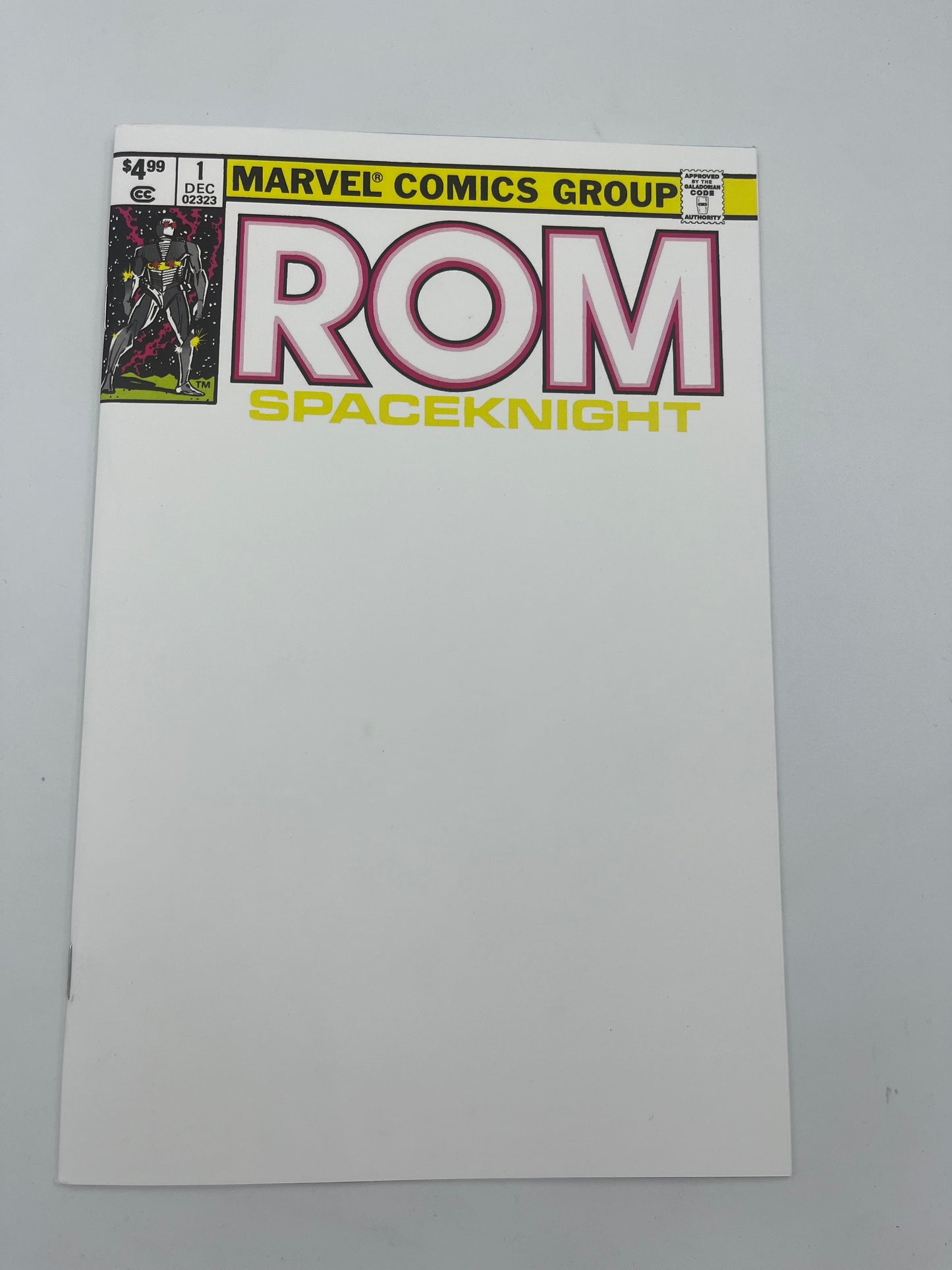 Rom #1 Blank Facsimile