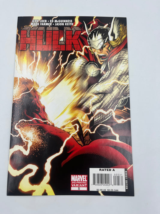 Hulk #5 2nd print