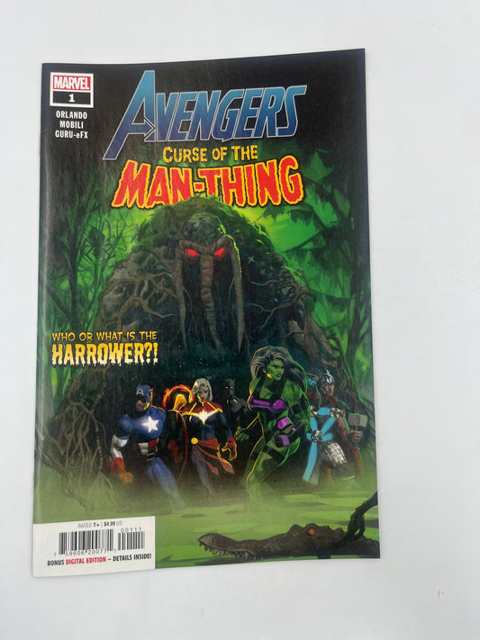 Avengers cure of the man thing #1