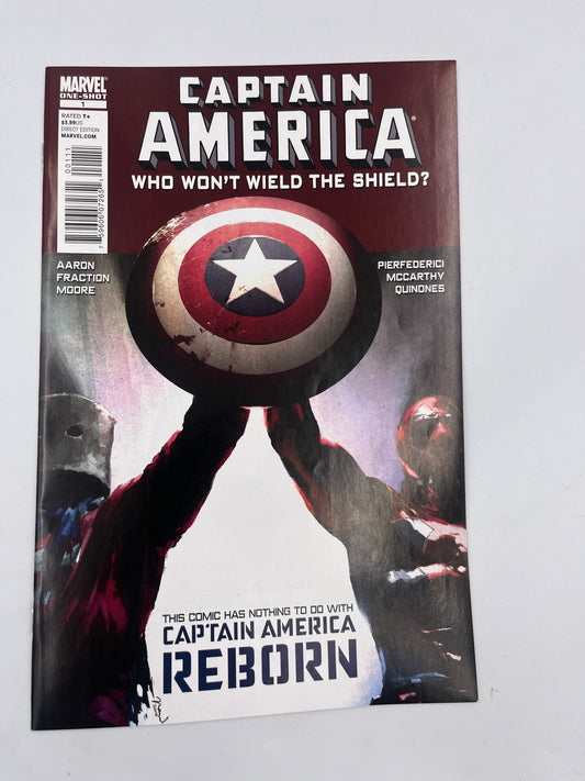 Captain America who wont wield the shield #1
