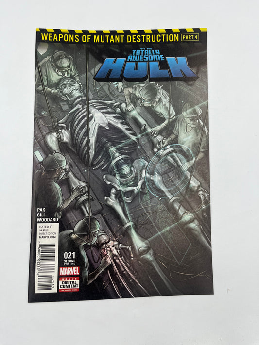 Totally Awesome hulk #21 2nd print