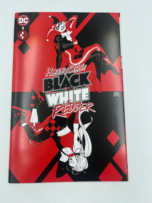 Harley Quinn Black White Redder #1