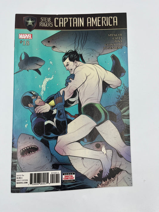 Steve rogers Captain America #18