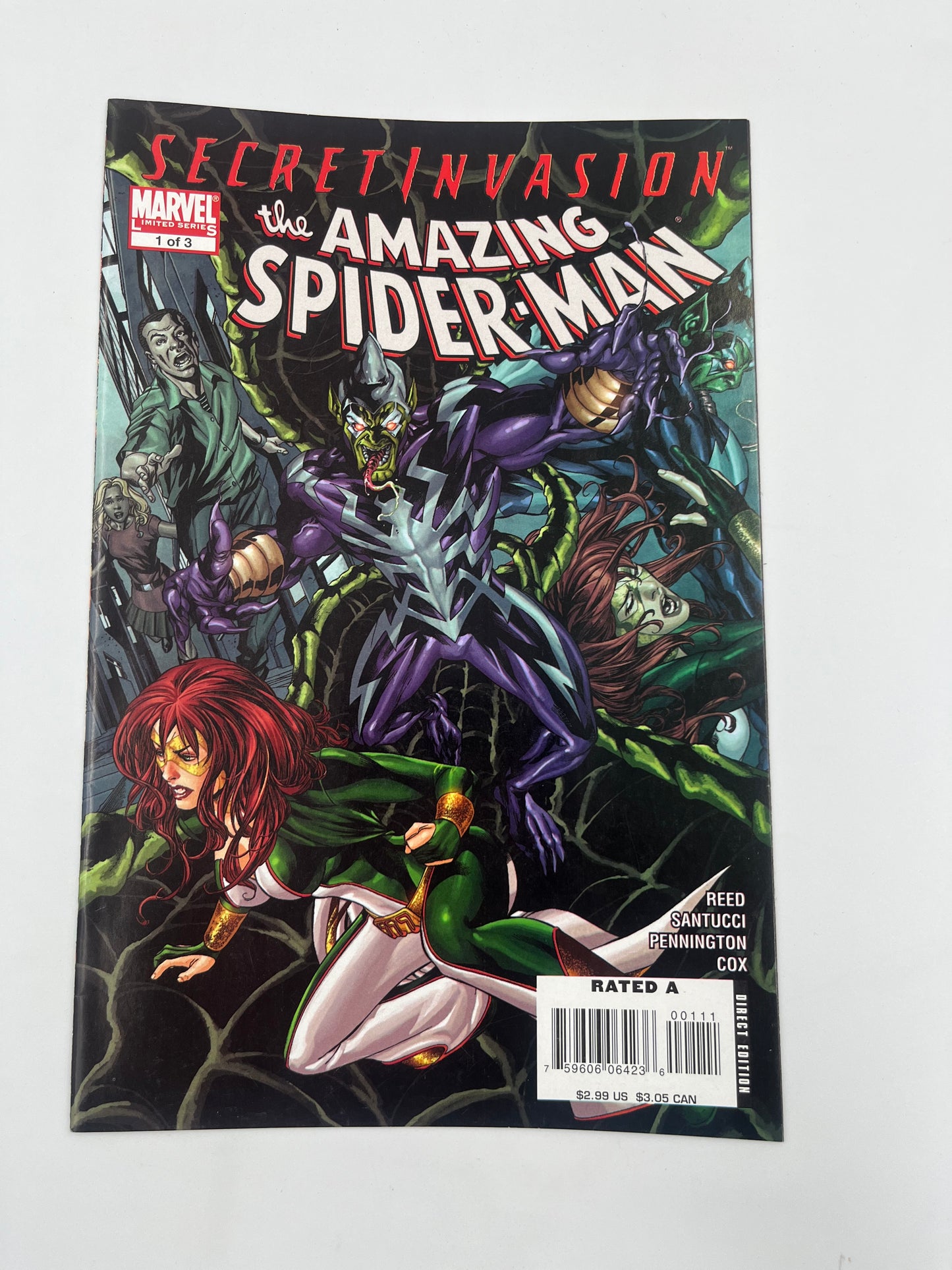 Secret Invasion Amazing Spider-man set #1-3