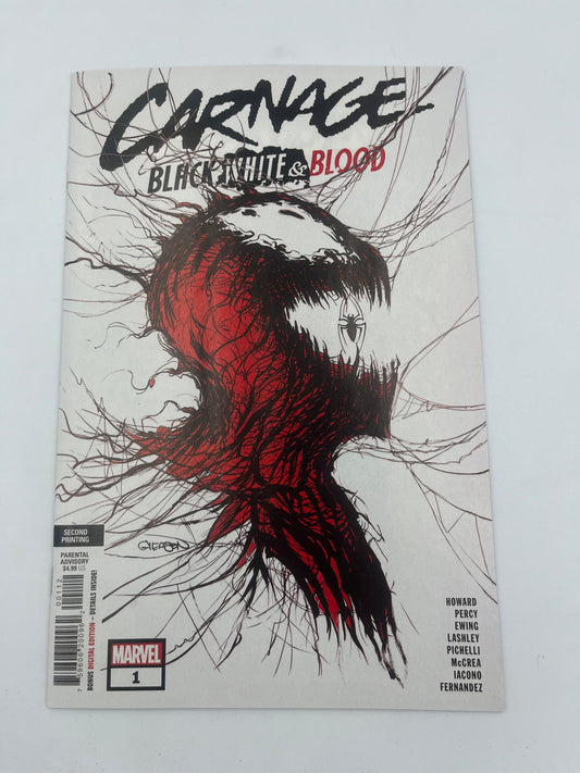 Carnage Black White and Blood #1 2nd print