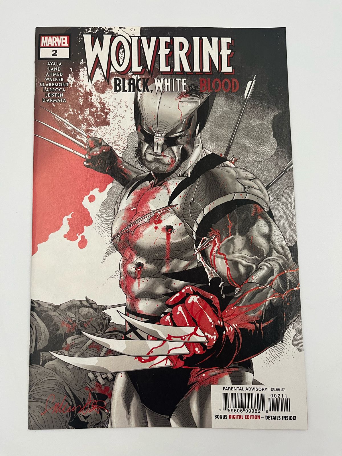 Wolverine Black,White and blood #2