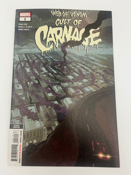 Web of Venom Cult of Carnage #1 2nd print