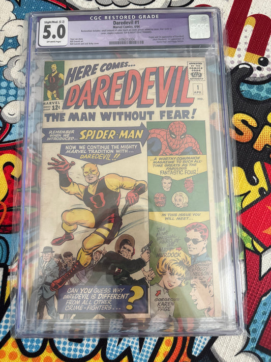 Daredevil #1 Restored CGC 5.0