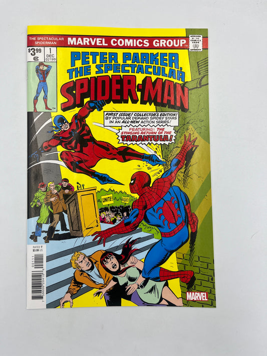 The Spectacular spider-man #1 facisimile