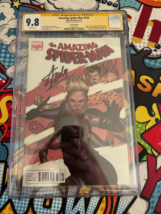 Amazing spider-man #634 signed Stan Lee CGC 9.8
