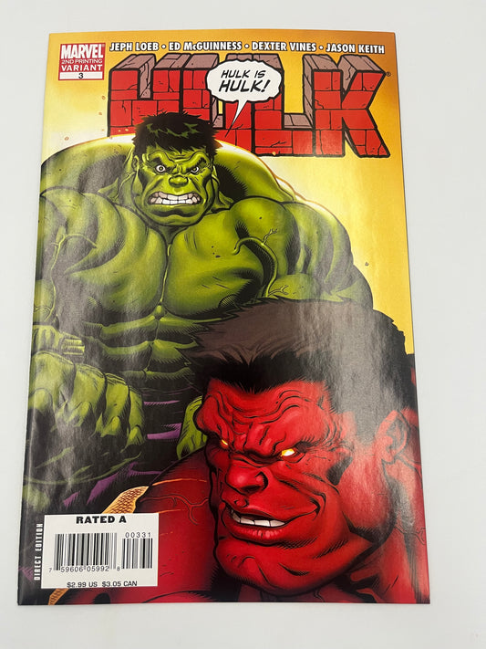 Hulk #3 2nd print