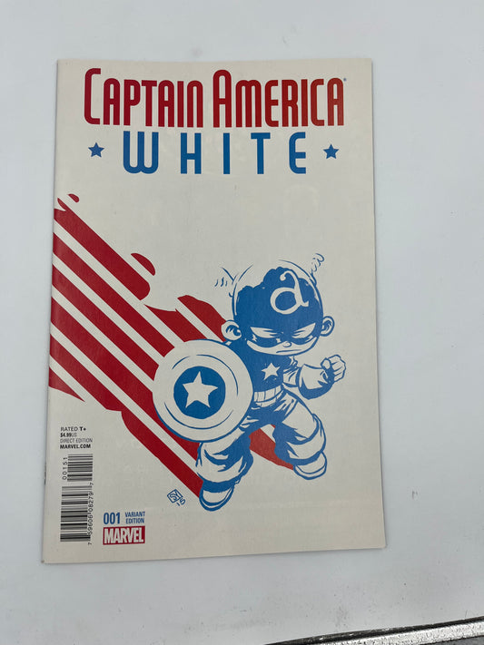 Captain America white #1