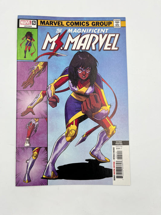 The Magnificent ms marvel #5 2nd print