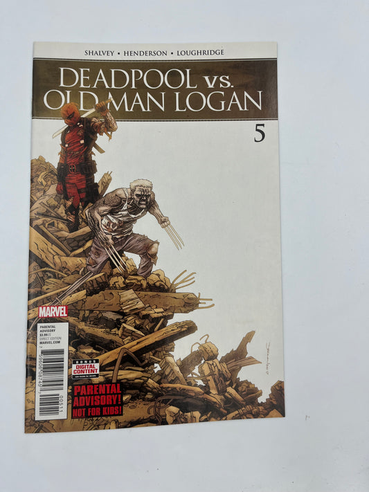 Deadpool vs old man logan #5