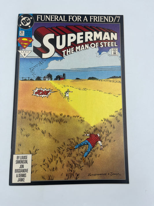 Superman Man Of steel #21