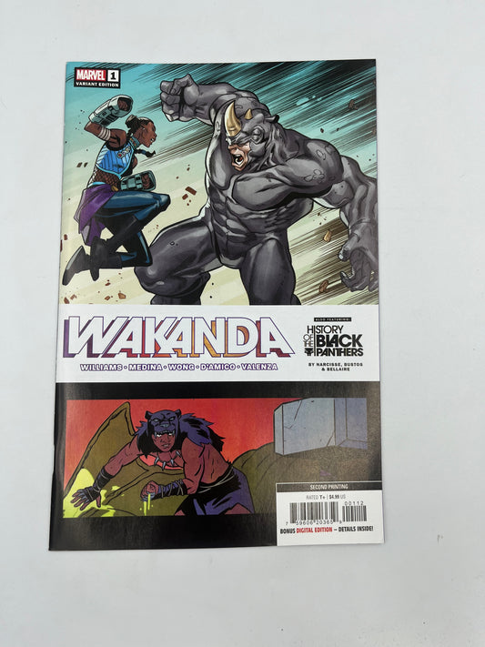 Wakanda #1 2nd print
