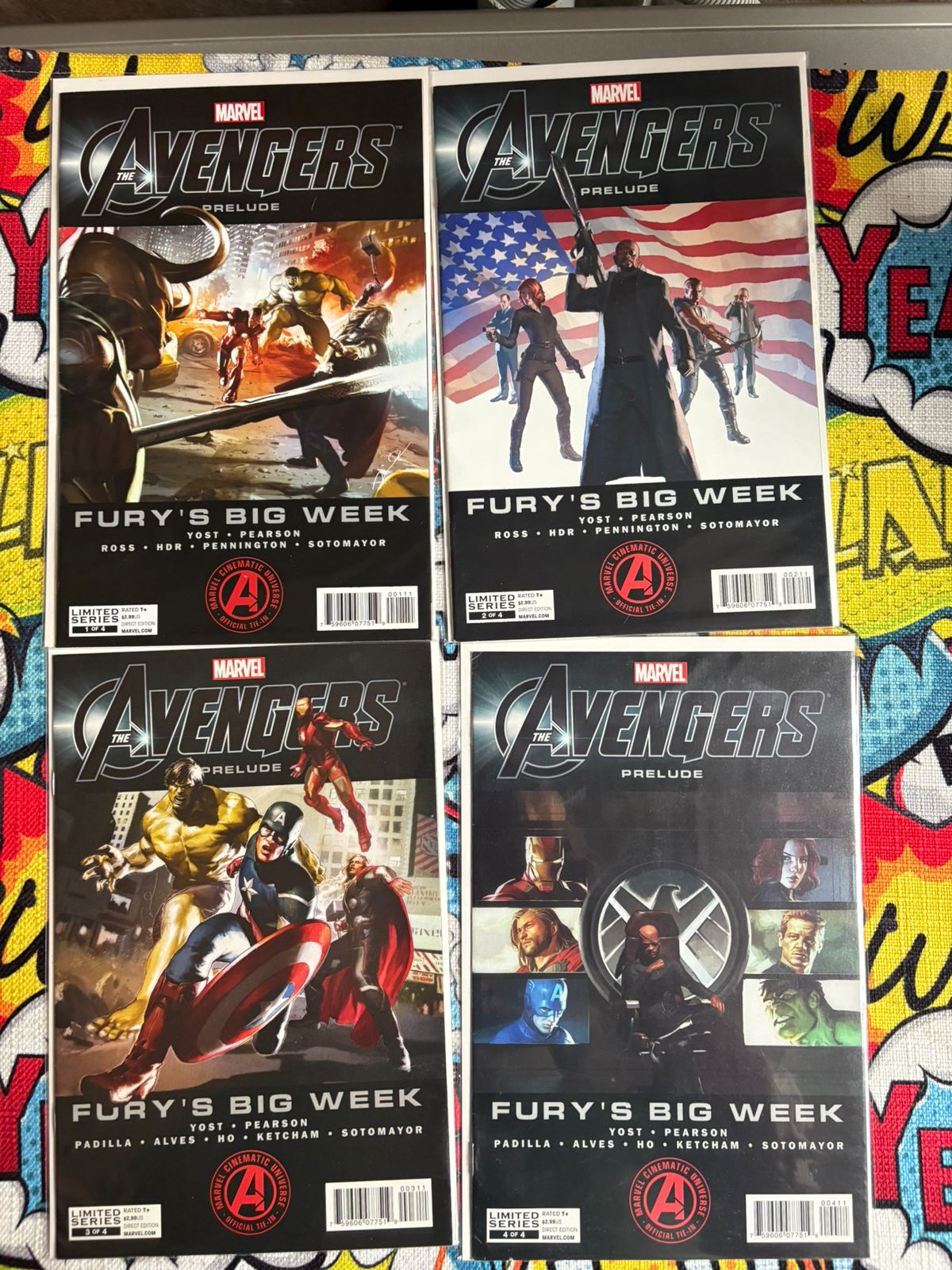 Avengers prelude #1-4